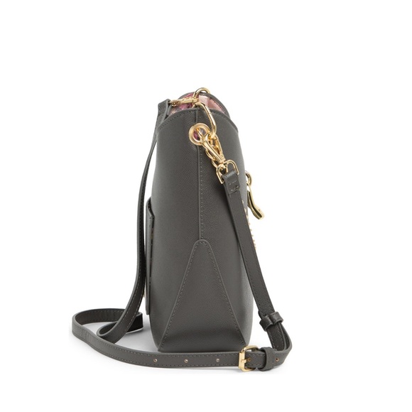 Betsey Johnson Icon Hearts Flap Bag in Black